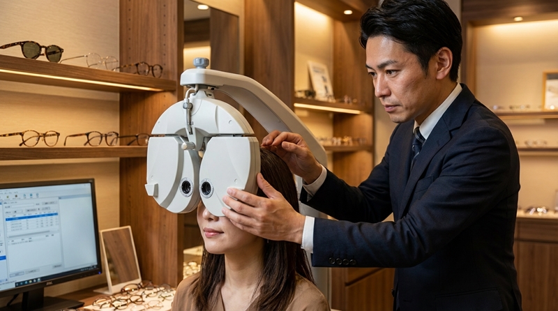 眼鏡作製技能士